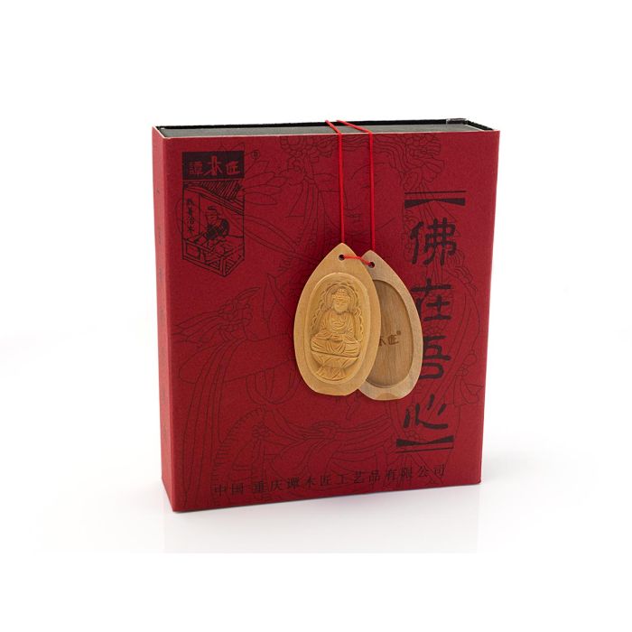 Collana in legno Buddha Klangschalen main product photo
