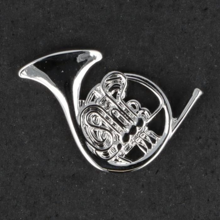 Spilla Corno placcata in Argento Musikboutique main product photo