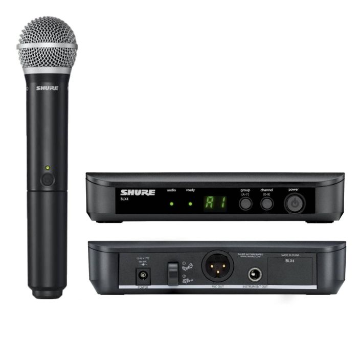 SHURE BLX24/PG58 Radiomicrofono palmare main product photo