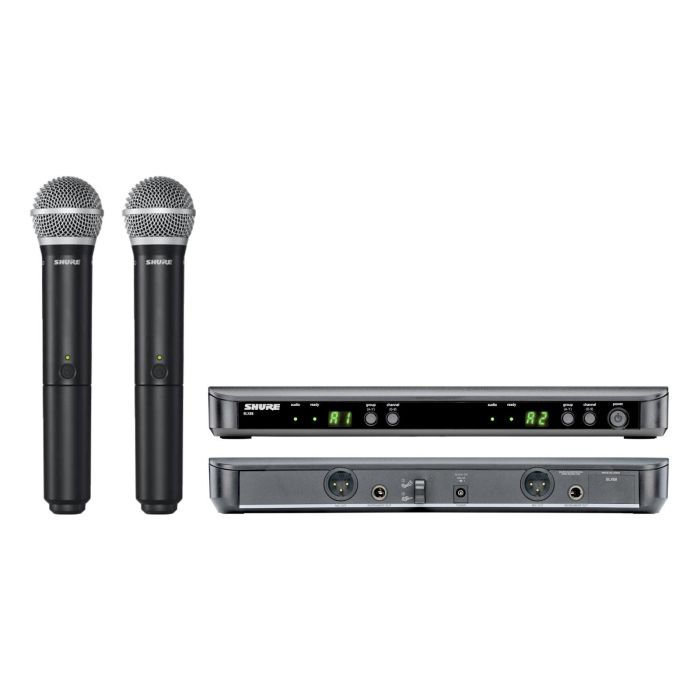 Radiomicrofono doppio palmare SHURE BLX288/SM58 main product photo
