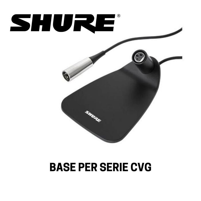 Base microfono da tavolo CVDB per microfoni Shure CVG main product photo