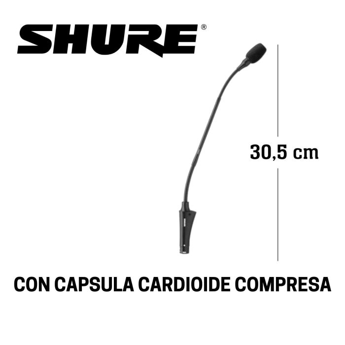 Microfono collo d'oca Shure CVG12BC main product photo
