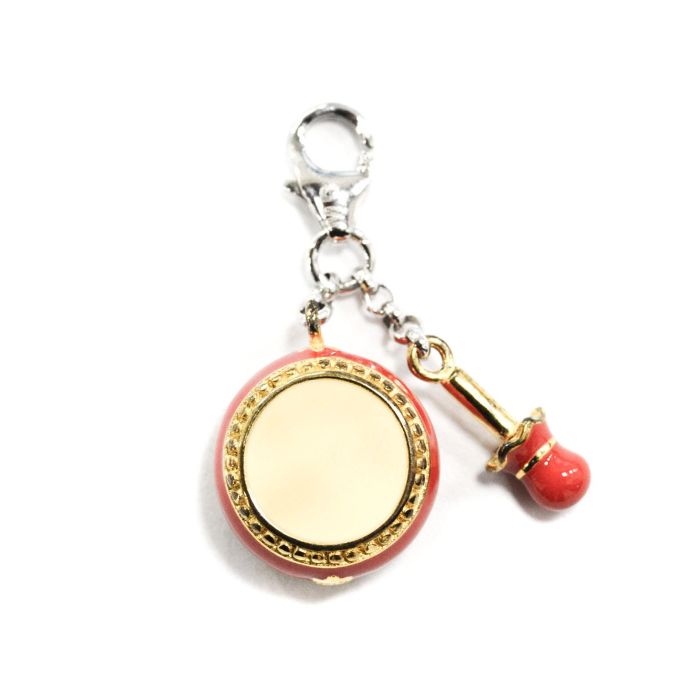 Charm MD Chinese Drum in Argento main product photo