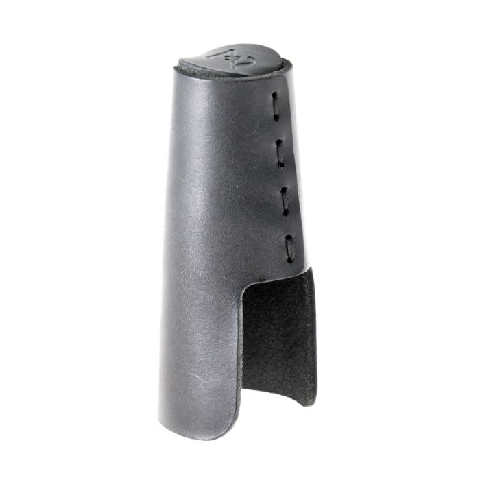 Copribocchino Clarinetto basso Sax baritono Zac Ligature ZB-61 grande cuoio nero main product photo