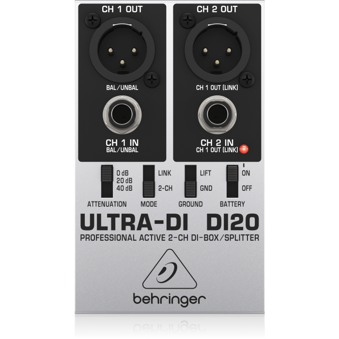 Behringer DI20 Ultra Di-Box 2 CANALI ATTIVA main product photo