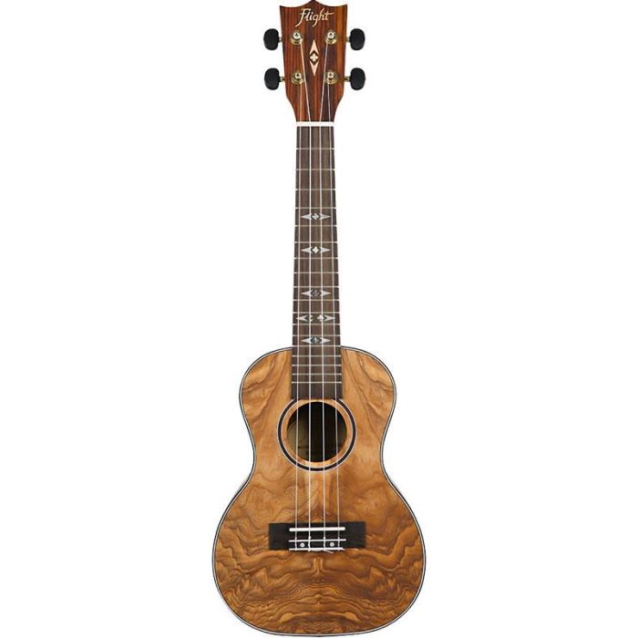 Flight DUC410 quilted ash Ukulele concerto con borsa main product photo