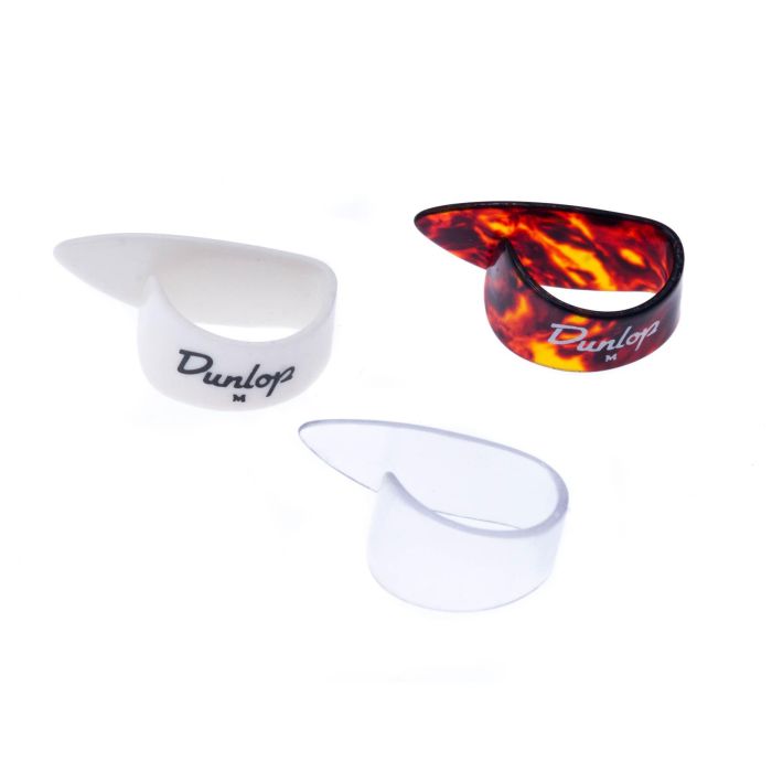 Plettro Dunlop da pollice in plastica colori vari conf. 1 pz main product photo