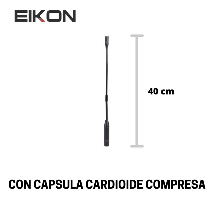 Microfono collo d'oca Eikon EK400GC V2 condensatore main product photo