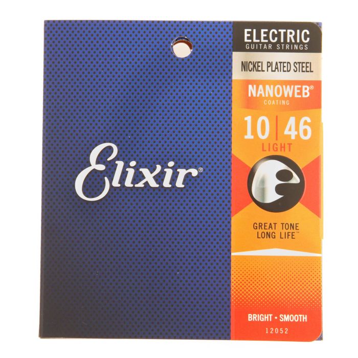 Corde elettrica Elixir 12052 Nanoweb Nickel Plated Steel Light 10-46 main product photo