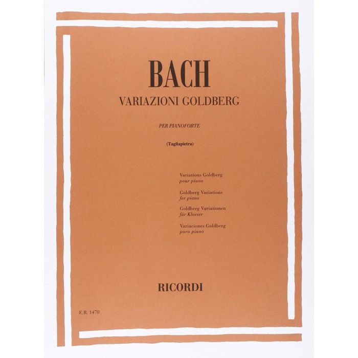 Bach Variazioni Goldberg BWV988 Pianofor te main product photo