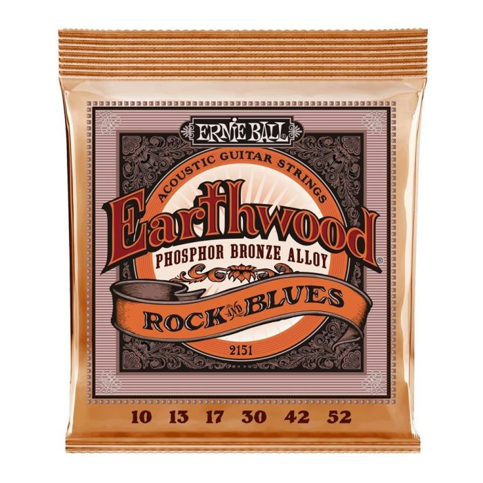 Corde Acustica Ernie Ball 2151 Eartwood Phosphor Bronze Rock&Blues 10-52 main product photo