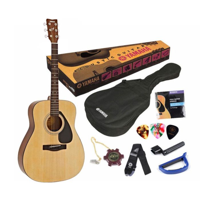Kit Chitarra Acustica Yamaha F310P natural + custodia main product photo