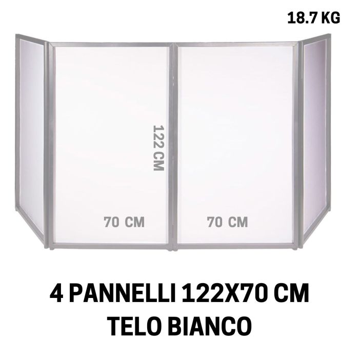 Schermo per consolle dj Boomtone Dj white main product photo