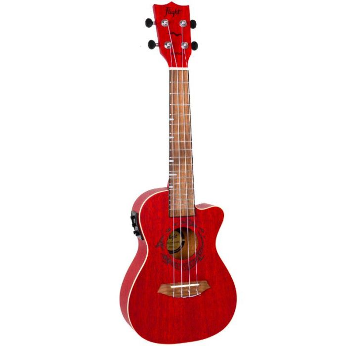 Flight DUC380 coral Ukulele concerto elettrificato con borsa main product photo