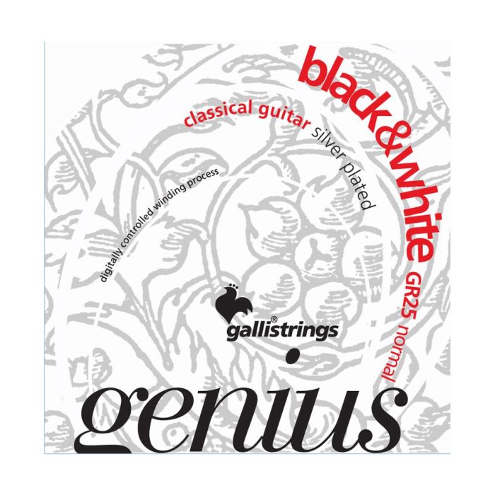 Corde Gallistrings chitarra classica Genius black&white normal 28/44 main product photo
