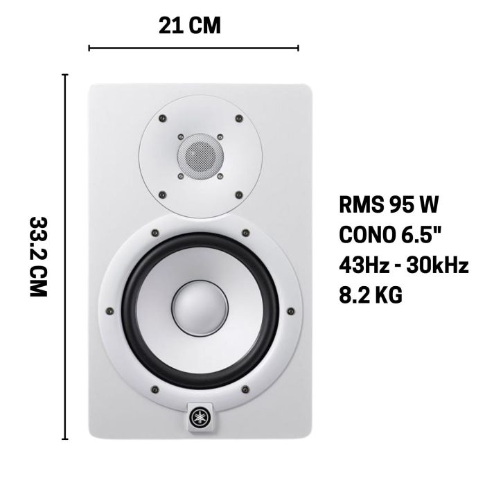 Yamaha HS7 WHITE main product photo
