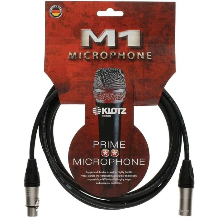 Cavo XLR/XLR 10 mt Klotz M1K1FM1000 serie M1 con connettore Klotz main product photo