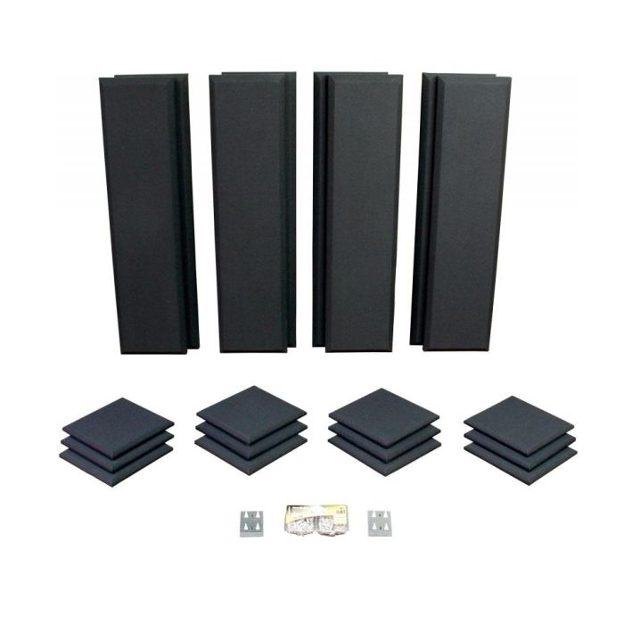 Kit Primacoustic London 10 black per project studio 20 pannelli lana vetro main product photo