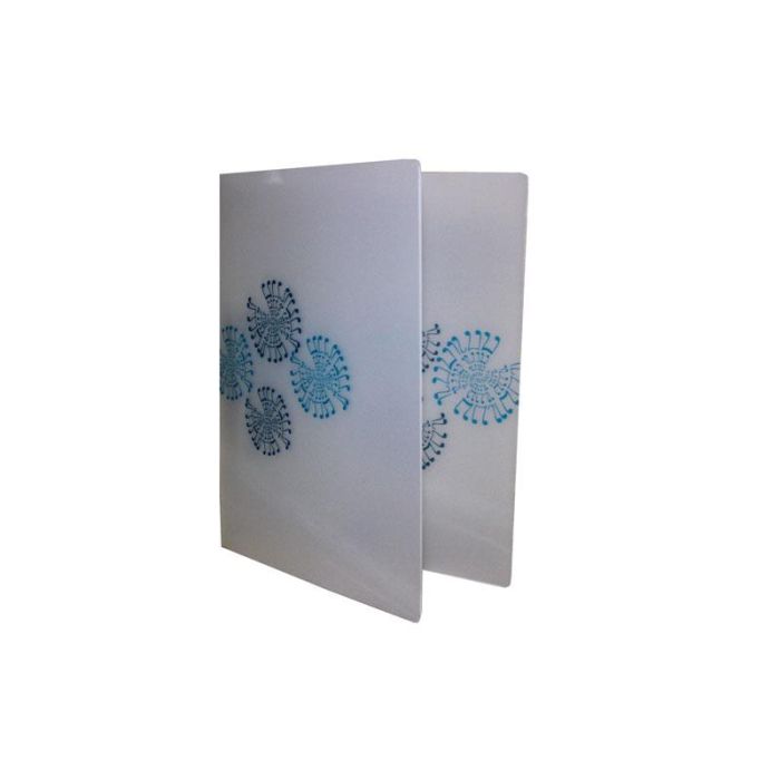 Porta spartiti ad anelli note blu MusicGift main product photo