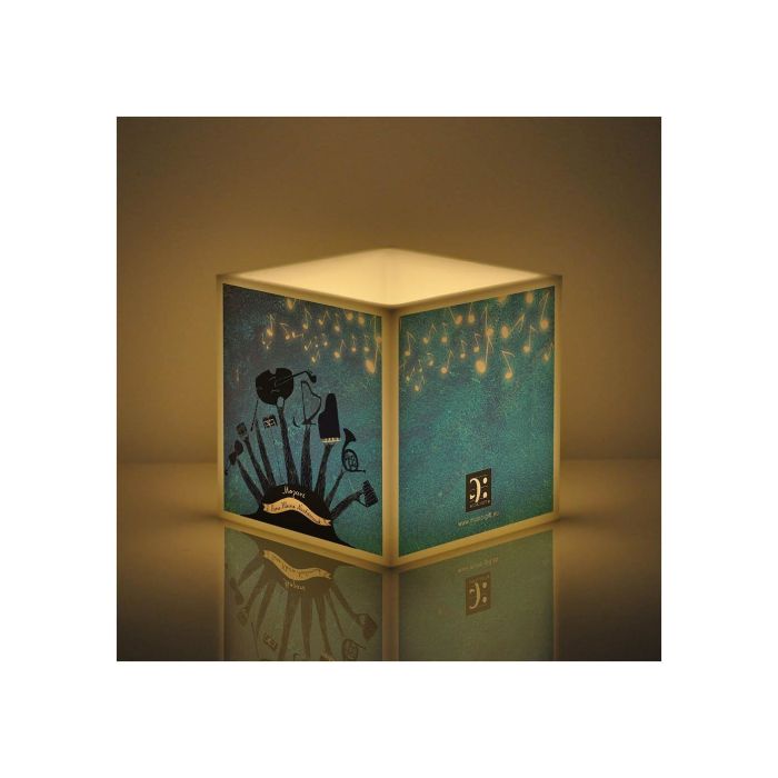Lampada Mozart con candela 12x12 cm MusicGift main product photo