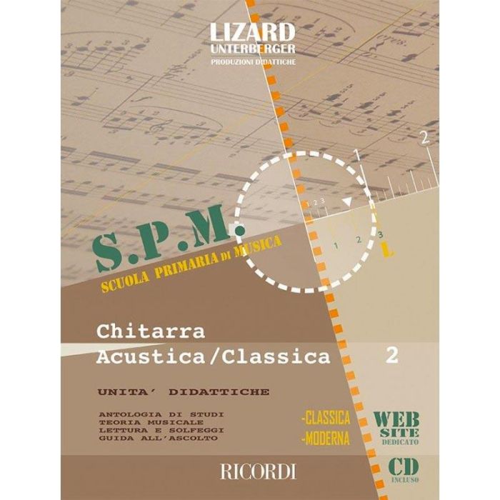 Lizard Scuola Primaria di Musica Chitarra Acustica/Classica Vol. 2 con cd main product photo