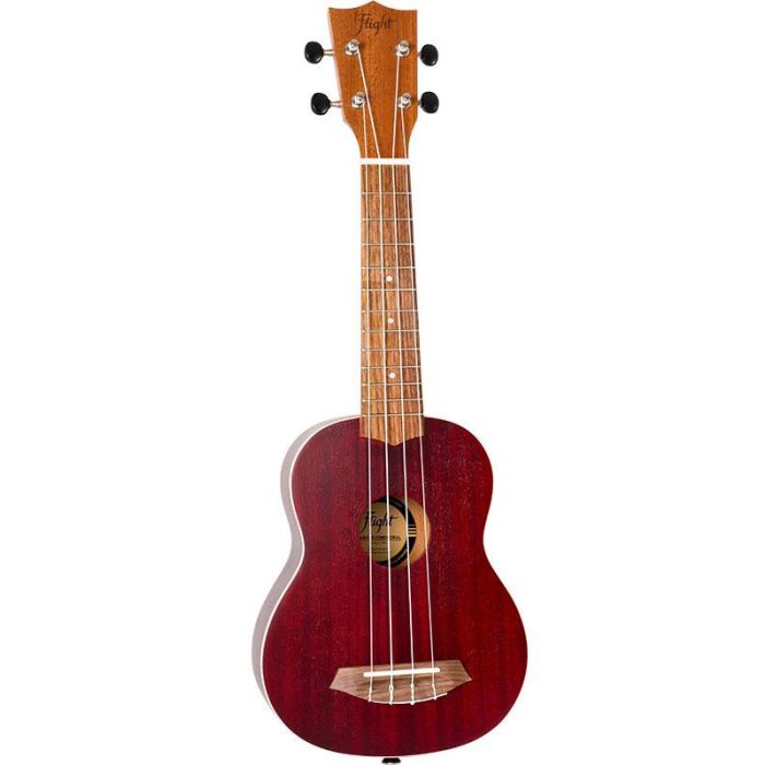Flight NUS380 Gemstone coral Ukulele soprano con borsa main product photo