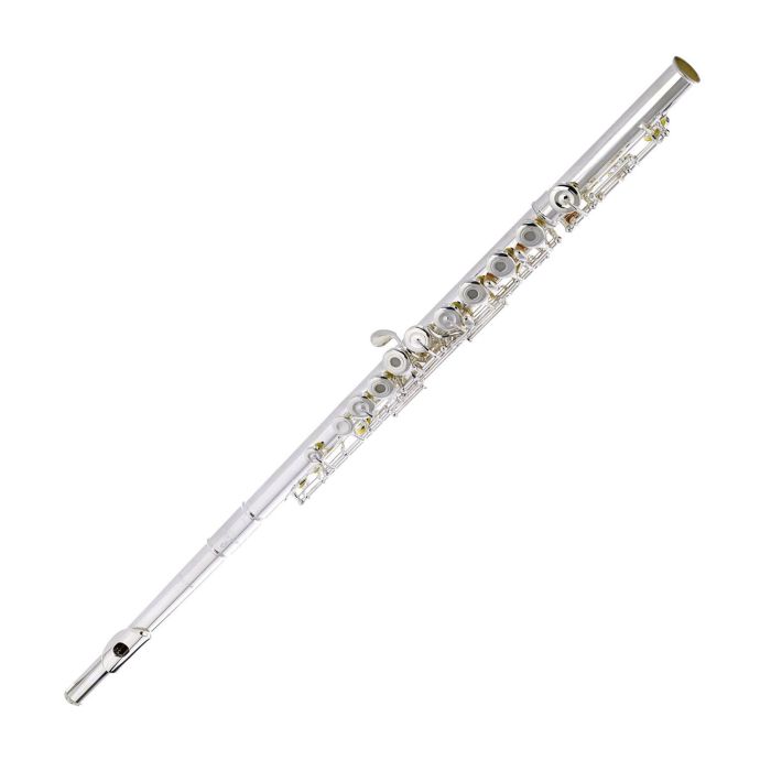 Flauto Pearl Flutes PF-665RE Quantz fori aperti non in linea mi snodato argentato main product photo