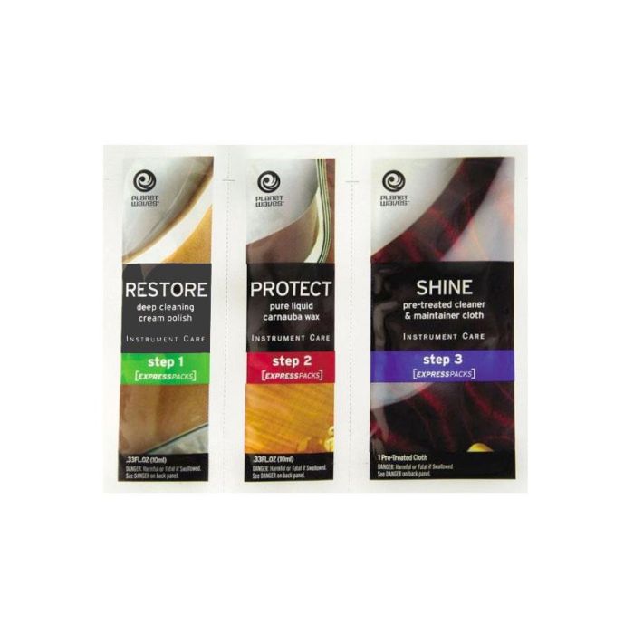 Polish Corpo chitarra PlanetWaves crema+carnauba+salv main product photo