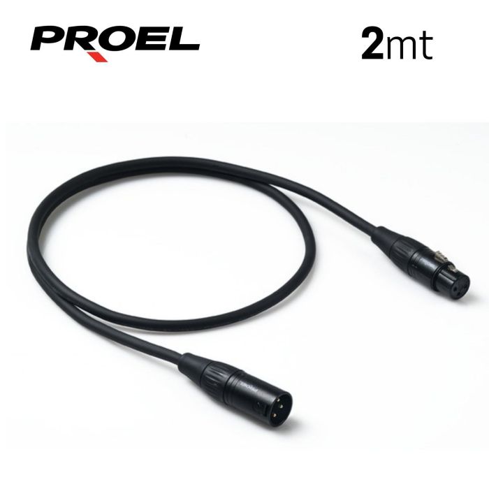 Cavo XLR/XLR 2 mt Proel CHL250LU2 Challenge connettore Proel main product photo