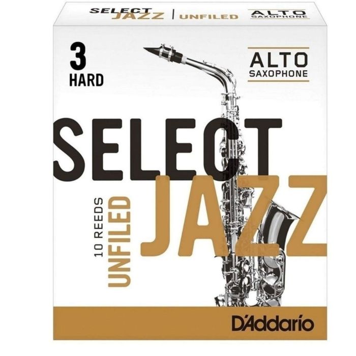 Ance Sax Alto n.3 Hard Select Jazz Unfiled By D'Addario 10pz RRS10ASX3H main product photo