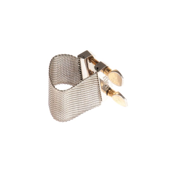 Legatura Clarinetto Sib/Sax Alto Rico 1S nickel silver senza copribocchino main product photo