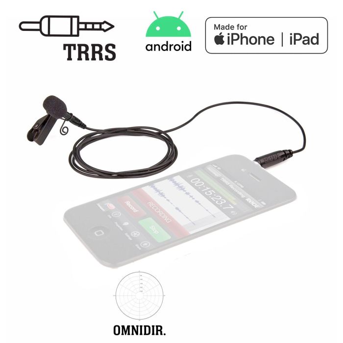 Rode SmartLav+ per smartphone main product photo