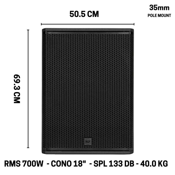 RCF SUB 708-AS MK3 main product photo