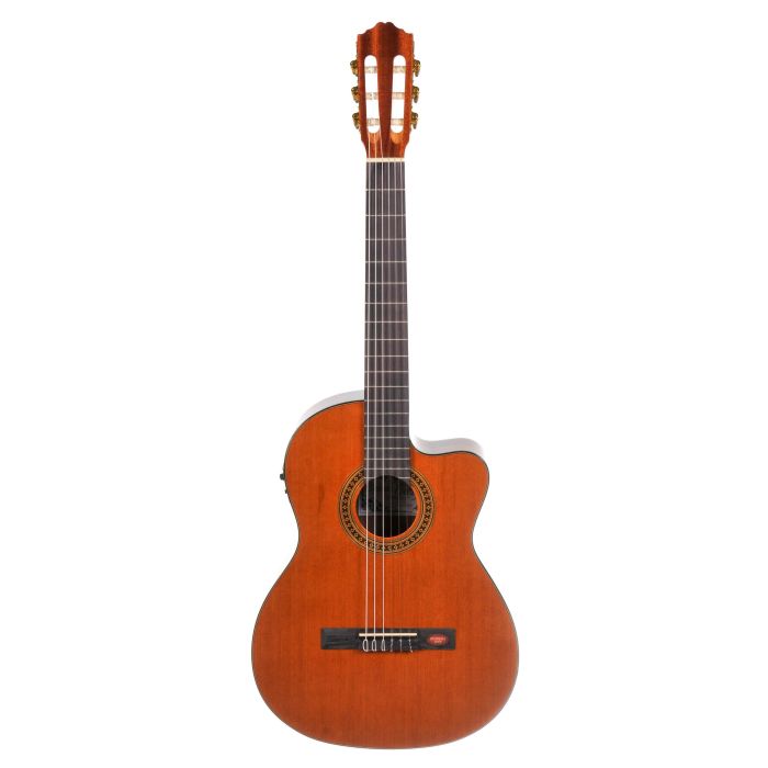 Chitarra Classica Elettrificata Salvador Cortez CC-10CE natural top cedro main product photo