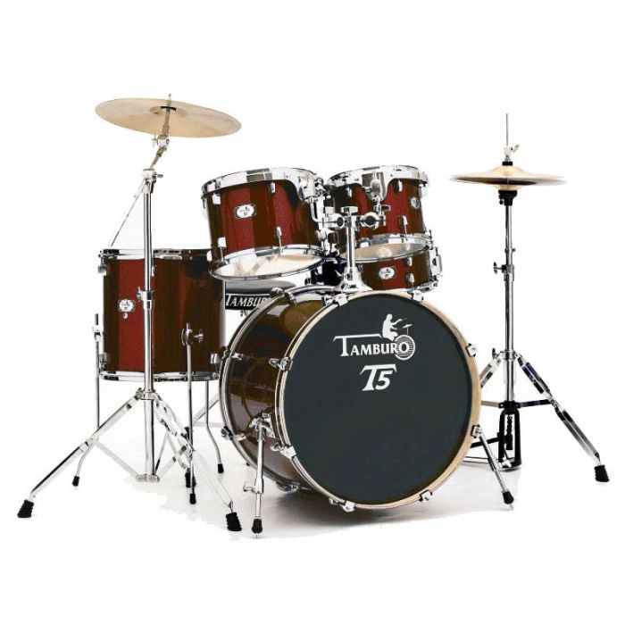 Tamburo T5 18" 5pz Completa Red Sparkle main product photo
