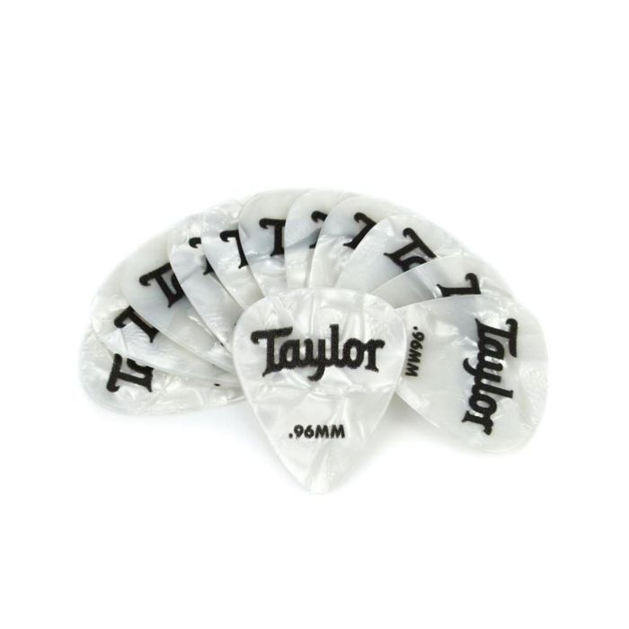 Plettri Taylor 96mm 12pz white pearl main product photo