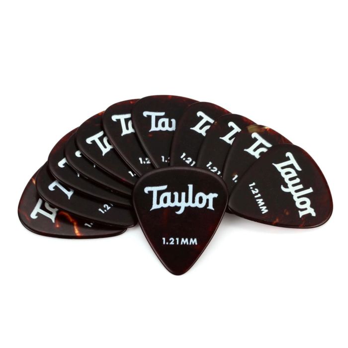 Plettri Taylor 1.21mm 12pz tortoise shell main product photo