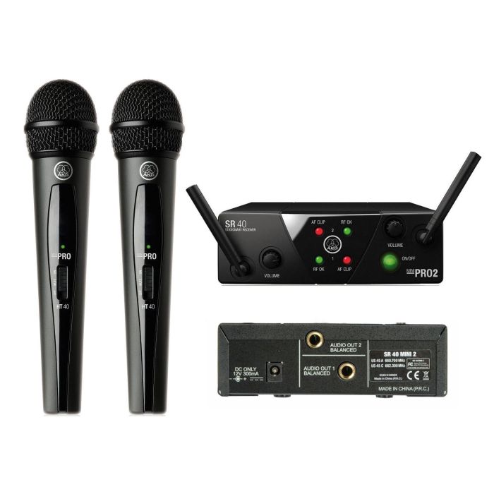 Radiomicrofono doppio palmare AKG WMS40 Mini Dual main product photo