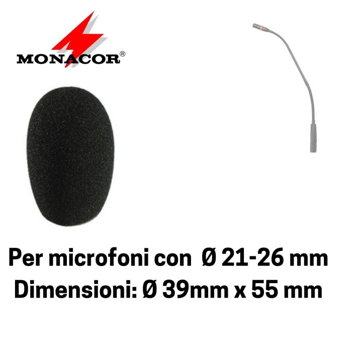 Antivento IMG WS-40 black 39x55mm - 21/26Ø main product photo