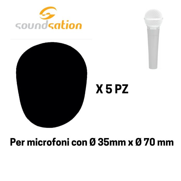 Antivento Soundsation W-40 conf. 5 pz nero main product photo