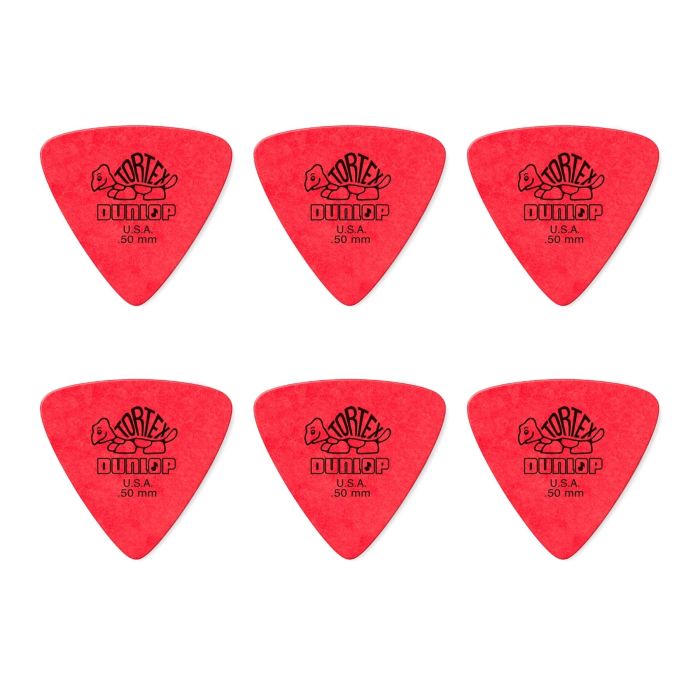 Dunlop 431P.50 Tortex triangle 6pz .50mm main product photo