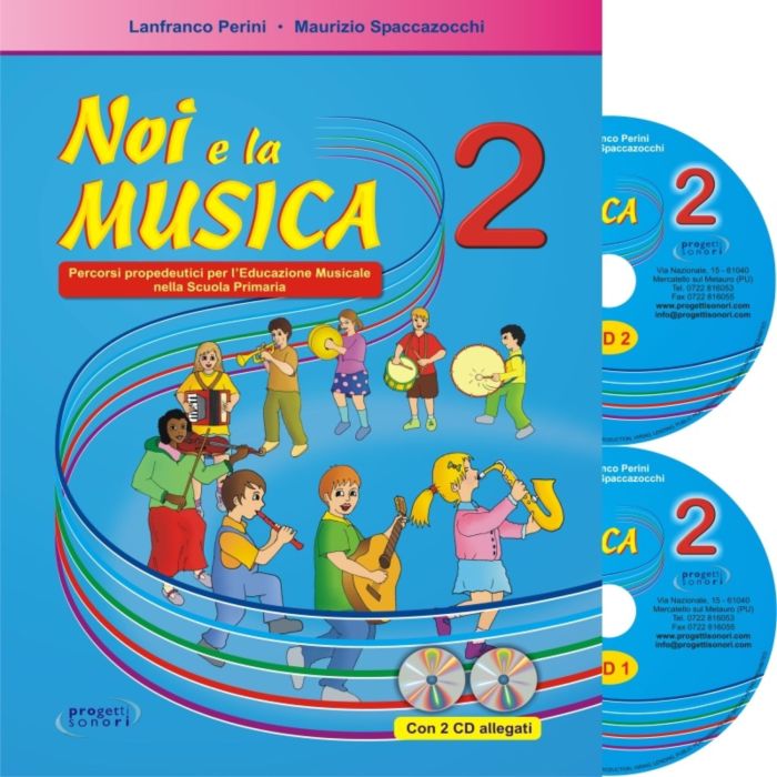 L.Perini M.Spaccazocchi Noi e La Musica Vol.2 Libro INSEGNATE 2 Cd main product photo