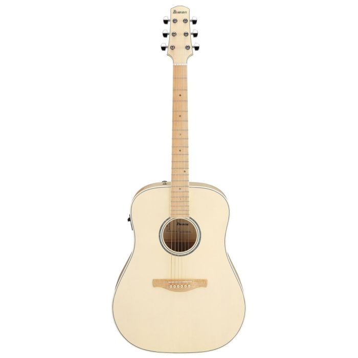 Ibanez AAD77M1E-OAW Chitarra Acustica Elettrifcata open pore antique white main product photo