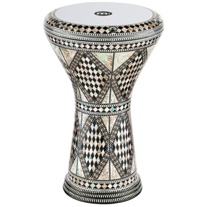 Meinl AEED1 Darbuka 8 3/4" white burl mosaic royale main product photo