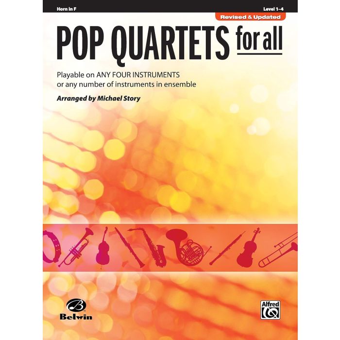 Pop Quartets for All Arr. Michael Story Book - F Horn main product photo