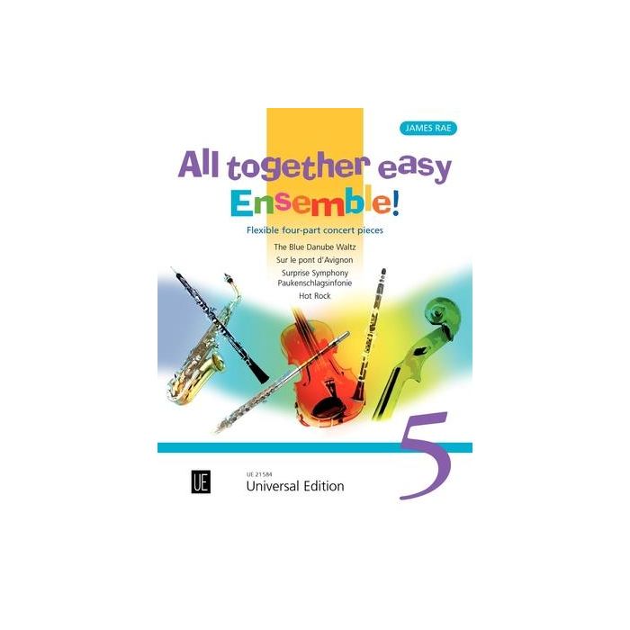 J. Rae All Together Easy Ensemble Flexible four part concert pieces vol.5 main product photo