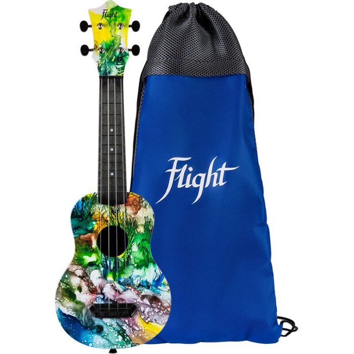 Flight TUS42UW Ukulele Soprano con borsa main product photo