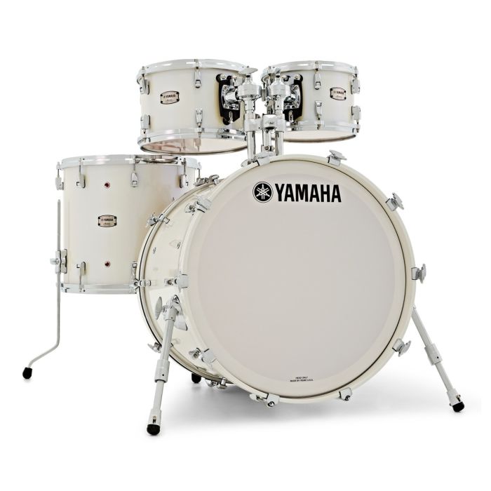 Yamaha Absolute Hybrid Maple 22" Batteria 4pz polar white main product photo