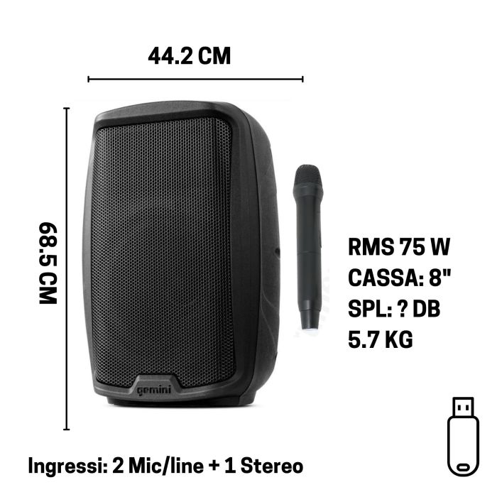 Gemini AS-2108 TO GO main product photo