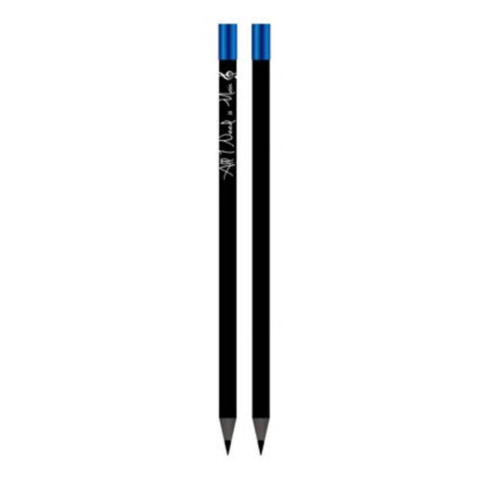 Matita Agifty Nero/BLU 2B con Magnete "All I Need is music" main product photo